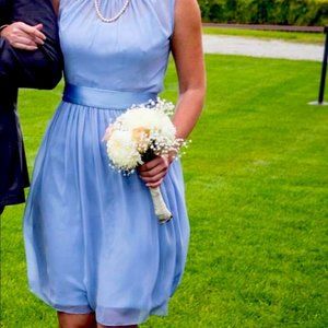 After Six bridesmaid Dress in Windsor Blue